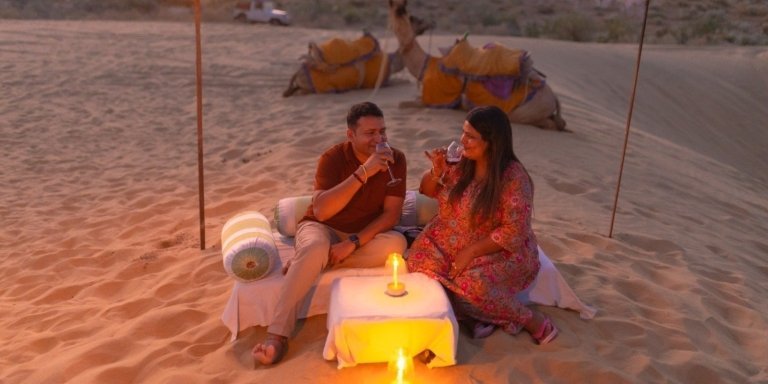 Desert Rose Jaisalmer : Dinner on dunes experience