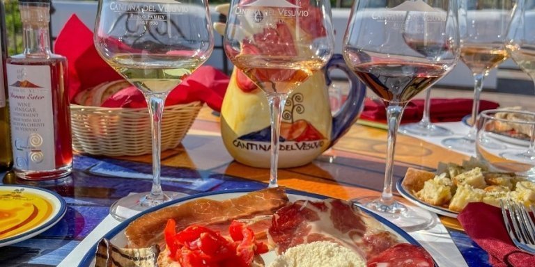 Tour Pompeii and Vesuvius winery experence from Naples