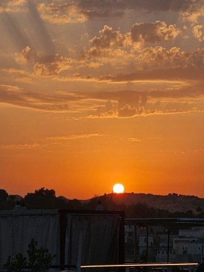 Hot air balloon ride
