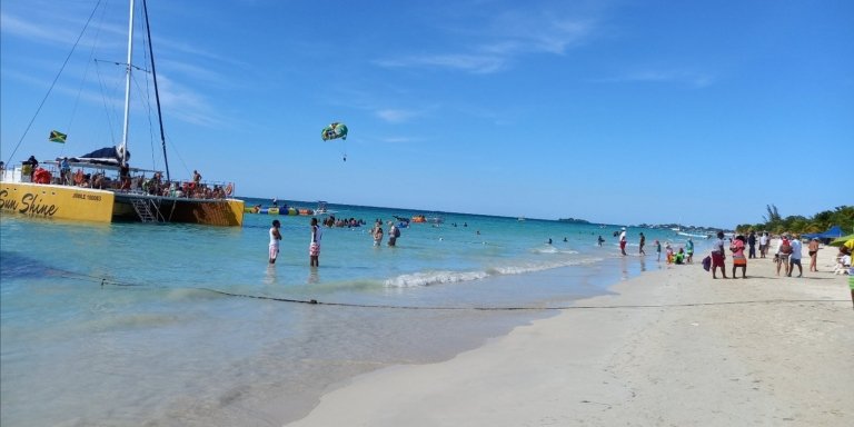 Famous Negril 7-Miles Beaches & Rick's Cafe Sunset: