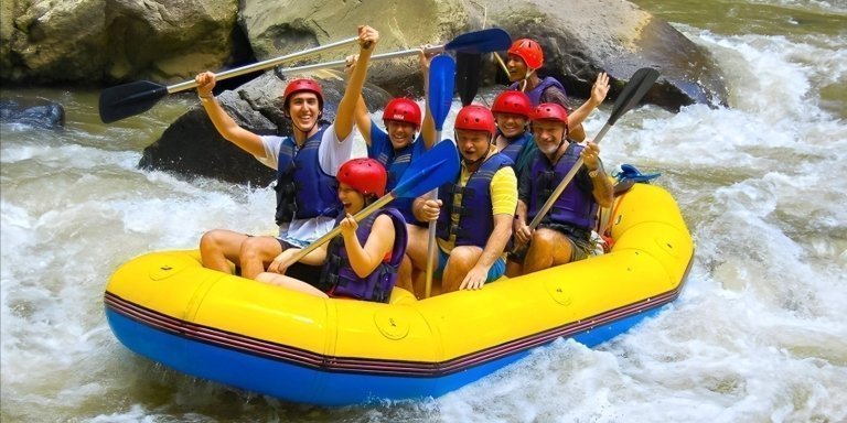 Ayung River Rafting + Bali Swing + Spa Packages