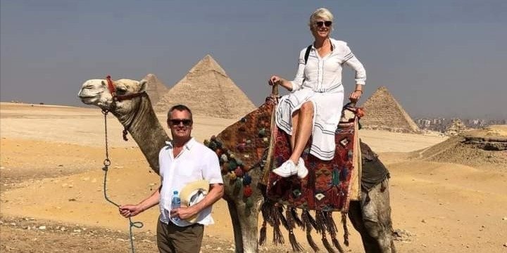 Private: Giza Pyramids, Sphinx, Memphis, Sakkara, Lunch, Camel Ride.