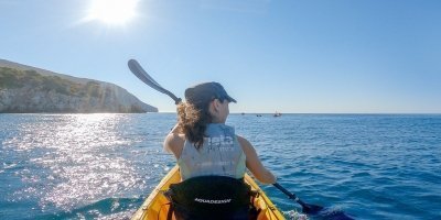 Guided Kayak Tour to Morro de Toix with Cova dels Coloms Visit, Altea