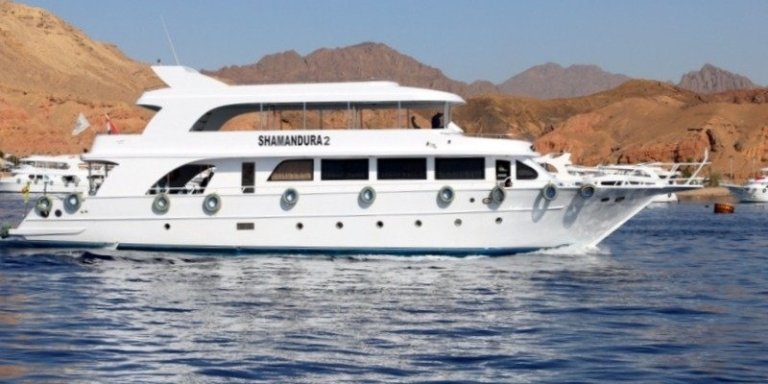 Ras Mohamed & White island by boat yacht From Sharm El Sheikh