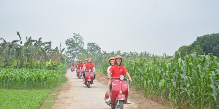 Hanoi Countryside Half Day Vespa Tour