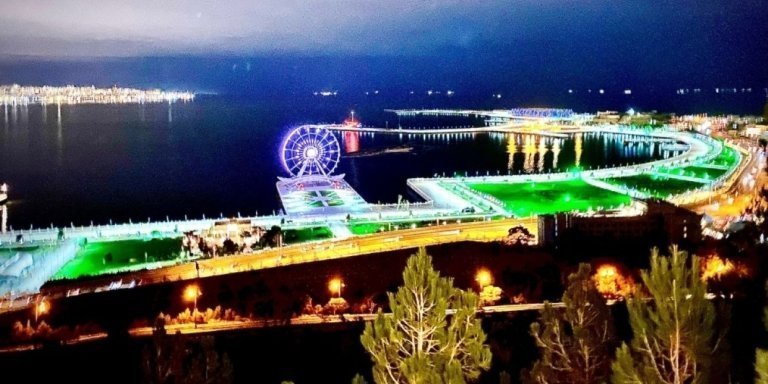 Half Day Baku Night Panoramic Tour (Private or Group)