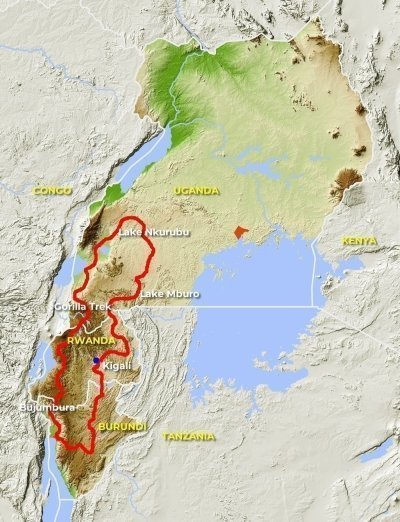 22 Day Rwanda Uganda Burundi Guided Motorcycle Tour