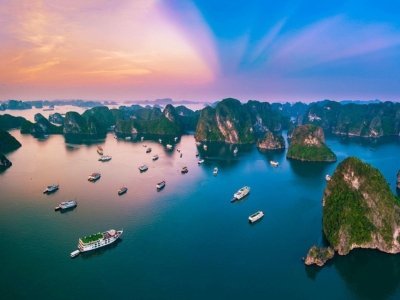 Halong Bay Luxury Cruise Explore Caves Kayak Pearl Workshop Full-Day