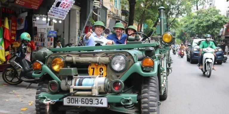 Hanoi Countryside Vintage Jeep Tour Bat Trang Village Farming Insights