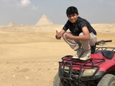 Quad Bike Desert Tour with Pyramids