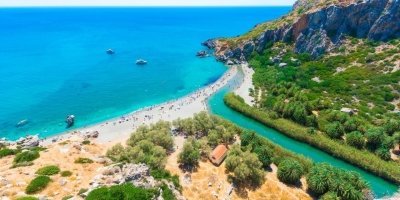 Rethymno: Preveli Beach Damnoni Beach Kourtaliotiko Day Trip