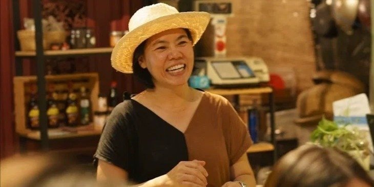 Family-style Vietnamese dinner by a local farmer