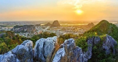 Explore Marble Mountains Am Phu Cave Morning Tour Hoi An to Da Nang