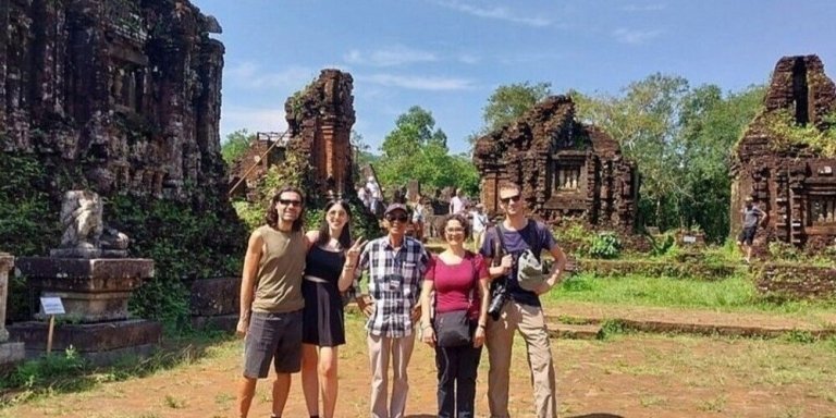 My Son Sanctuary Thu Bon River Boat Trip Cultural Group Tour