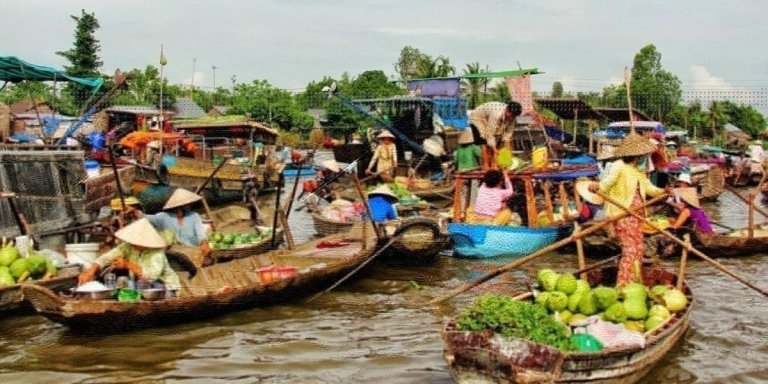 Mekong Delta Exploration My Tho Ben Tre Pagoda Visit Boat Cruises