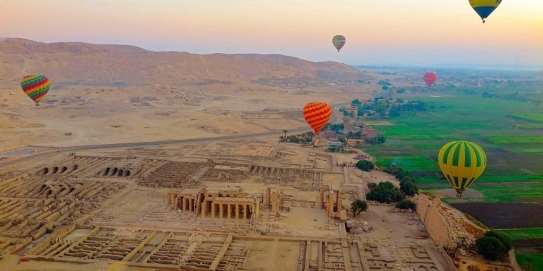 Luxor: 3-Hour Hot Air Balloon Ride Over Luxor Relics