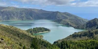 Sete Cidades, Lagoa do Fogo - volcanic lakes. Guided van tour