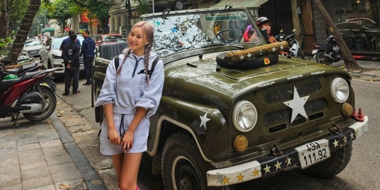 Hanoi Half-Day Tour: Bites, Sights & Rides in a Vintage Jeep | PRIVATE