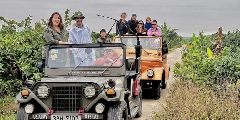 Red River Delta: Half-Day Adventure by Vintage Jeep | PRIVATE