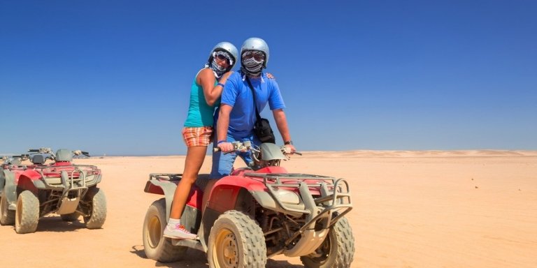 5-Hours Quad Bike Safari Desert with Oriental show in Hurghada