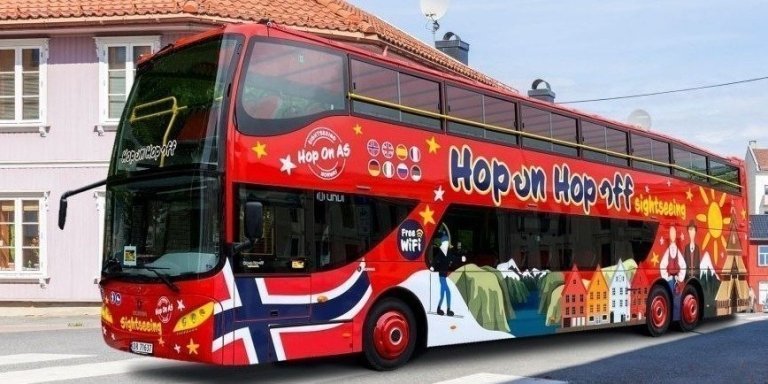 Haugesund: 24-Hours Hop-On Hop-Off Bus Ticket