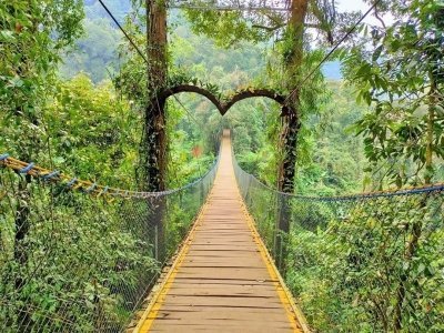 From Jakarta  : Situ Gunung Waterfall & Suspension Bridge
