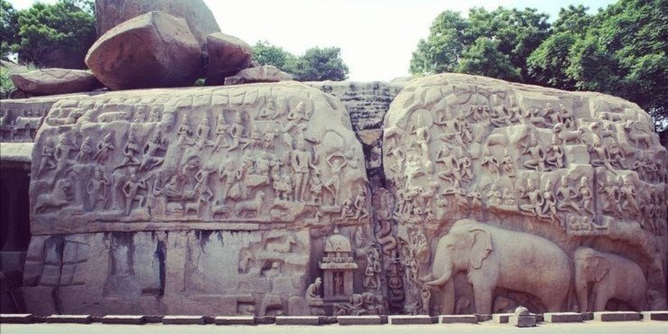 From Pondicherry: Day Tour to Mahabalipuram and Kanchipuram