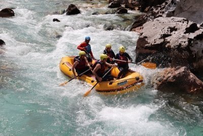 Half day rafting on Soča river