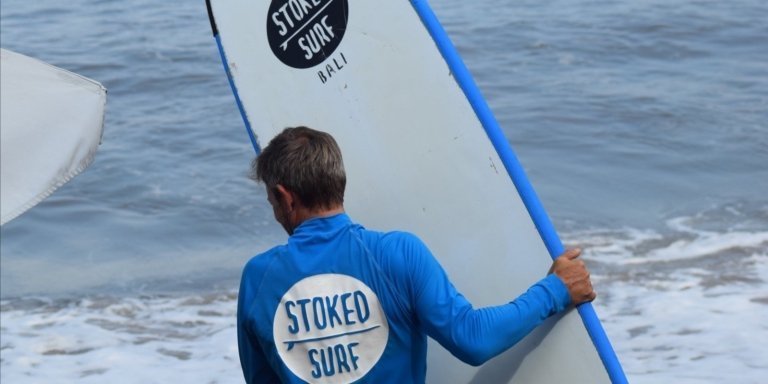 Family Surf Lesson in Bali Indonesia