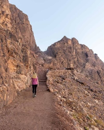 Mount Moses and St Catherine's Monastery by day