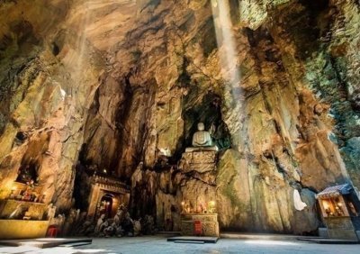 From Hoi An/Da Nang: Marble Mountain- Son Tra Peninsular Half Day Tour