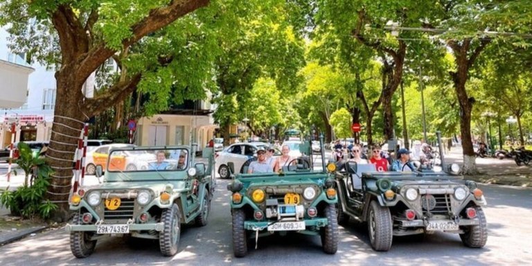 Hanoi Jeep Tours: Food+ Culture +Fun By Vietnam Army Legend Jeep