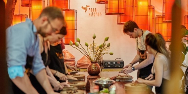 Hanoi Cooking Class & Culture Experience at Local Garden Villa Market