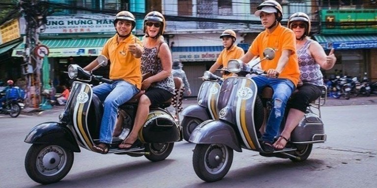 Explore the Insider of Ho Chi Minh city in the back of a Vespa