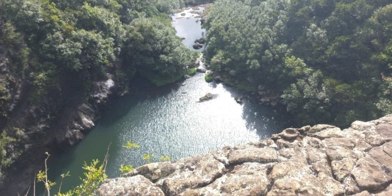 Hiking at the Tamarind Waterfalls