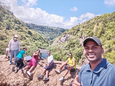 Hiking at the Tamarind Waterfalls