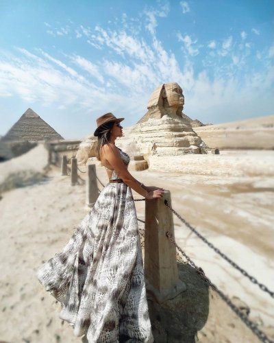 Pyramids over day