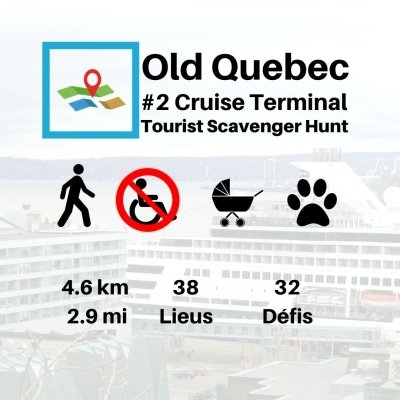 Old Québec City self-guided walking tour & scavenger hunt