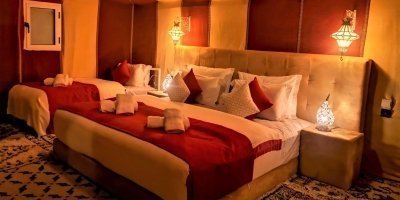Camel Ride and Overnight in Luxury Desert Camp