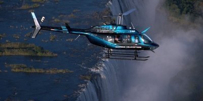 12- 13 minutes Helicopter Flight Above the Victoria Falls