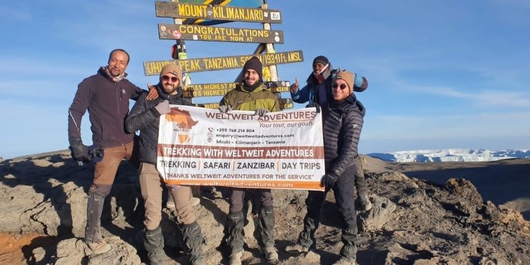 MOUNT KILIMANJARO 6DAYS 5NIGHTS TREKKING VIA THE MARANGU ROUTE