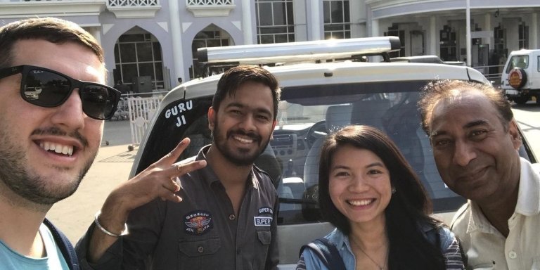 Golden triangle tour from Goa