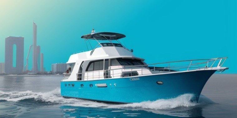 Luxury Dubai Yacht Rental – 2024 Hatteras 64ft