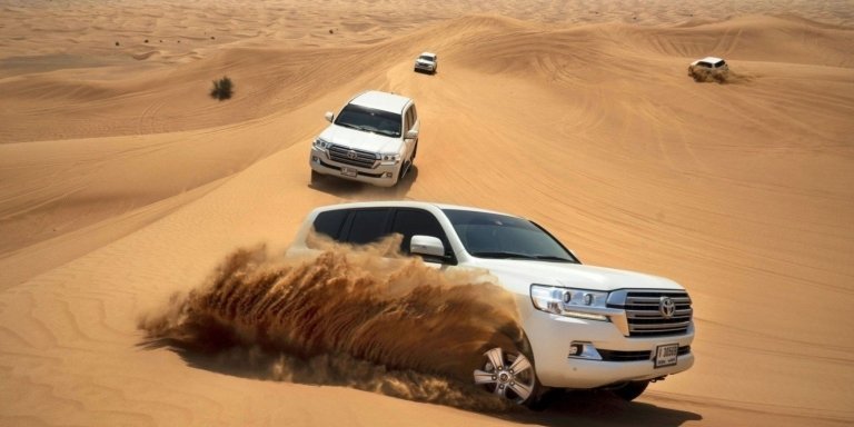 Desert Safari Dubai Cheap Price Centralized Pickup by Van