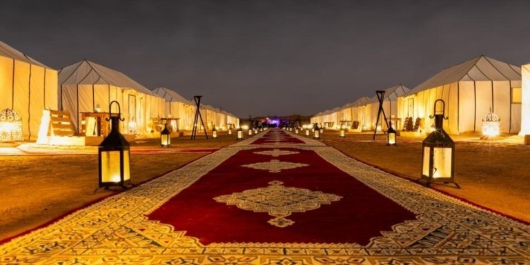 Authentic Sahara Nights: Desert Camp and Camel Ride Experience