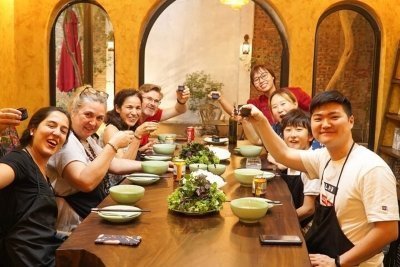 Hanoi: Cooking Class with Market Tour and Hotel Pickup