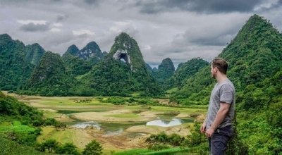 From Hanoi: 2-Day Ban Gioc Waterfall & Angel Mountain Journey