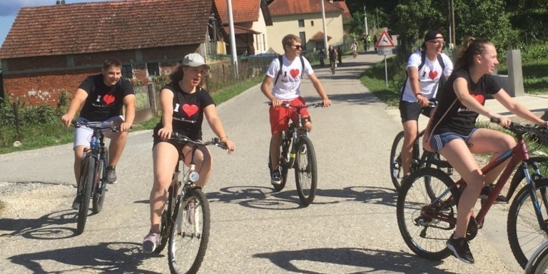 Cycling - On country roads around Trakošćan