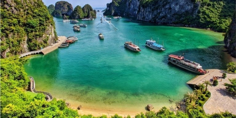 Best Price of Halong Bay Cruise Full-Day Tour From Hanoi