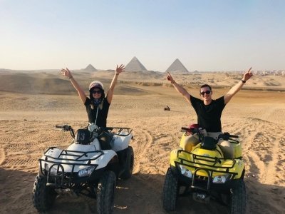 Giza Pyramids with Camel ride, ATV ride and lunch